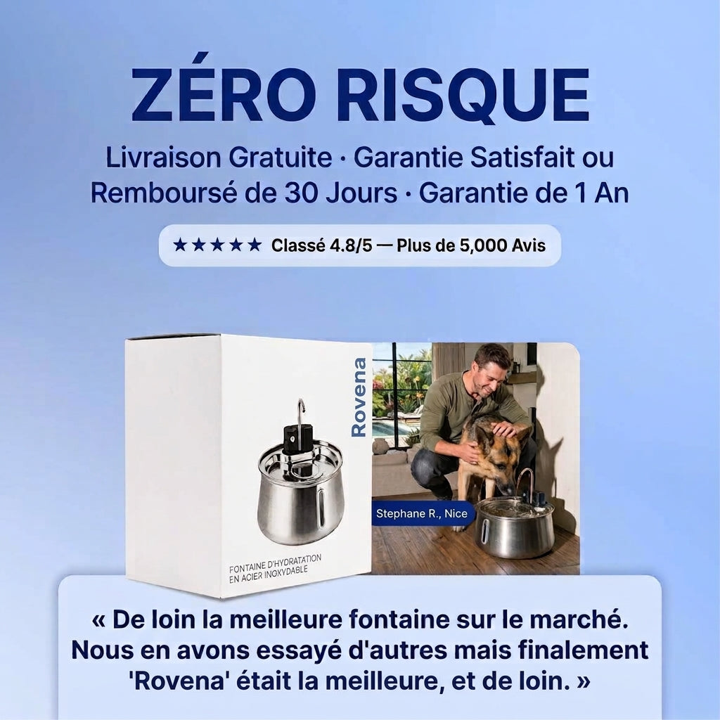 Fontaine à eau Rovena™ pour chiens